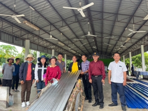 กิจกรรมเร่งรัดช่วยเหลือประชาชนผู้ประสบภัยธรรมชาติกรณีฉุกเฉิน (วาตภัย) ในพื้นที่รับผิดชอบ จำนวน 36 ราย องค์การบริหารส่วนตำบลหนองคู อำเภอเมืองยโสธร จังหวัดยโสธร